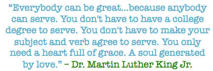 Martin Luther King Jr Service Quote